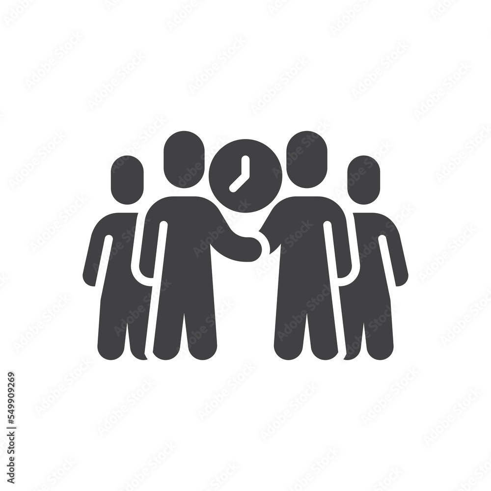 Time management vector icon Time management vector icon
