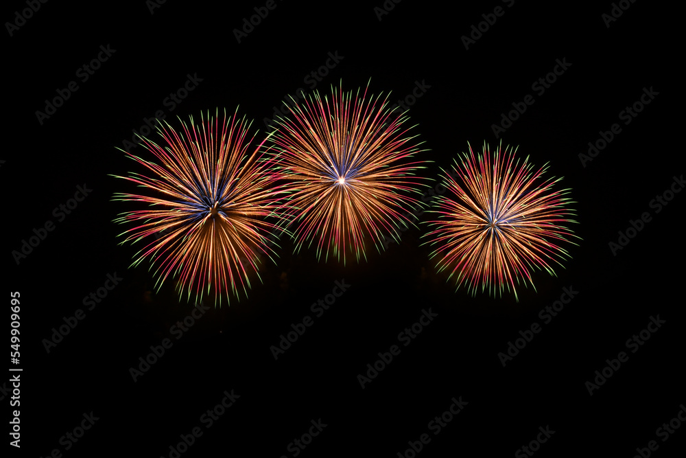 Isolated on black sky background. Isolated firework ready to use for decoration in any photograph ,poster, backdrop to celebrate the festival, Christmas, New year and any events. Isolated on black sky background. Isolated firework ready to use for decoration in any photograph ,poster, backdrop to celebrate the festival, Christmas, New year and any events.