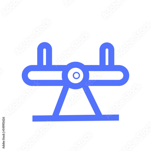 kindergarten seesaw palyground balance swing teeter totter photo