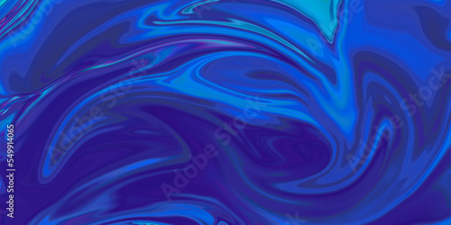 Fluid Art Background And Colored Pigments With Purple Drops 3D Illustration In Tech Futuristic Style