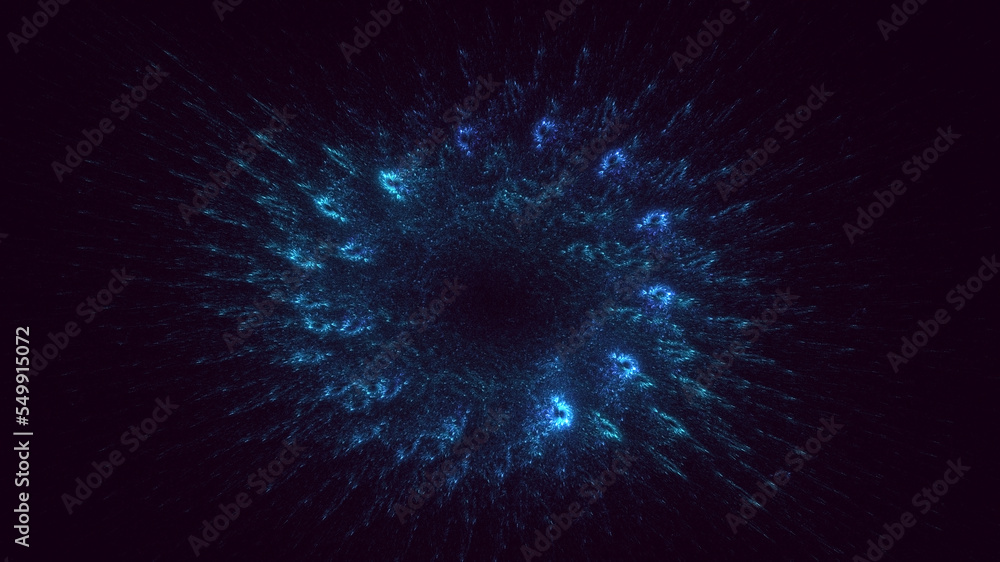3D rendering abstract multicolor fractal light background 3D rendering abstract multicolor fractal light background