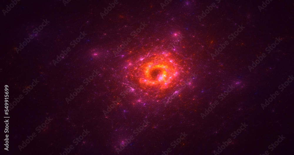 Fototapeta premium 3D rendering abstract multicolor technology fractal light background