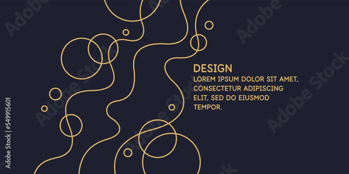Modern backgrounds with abstract elements and dynamic shapes. Compositions of geometric shapes. Vector illustration.