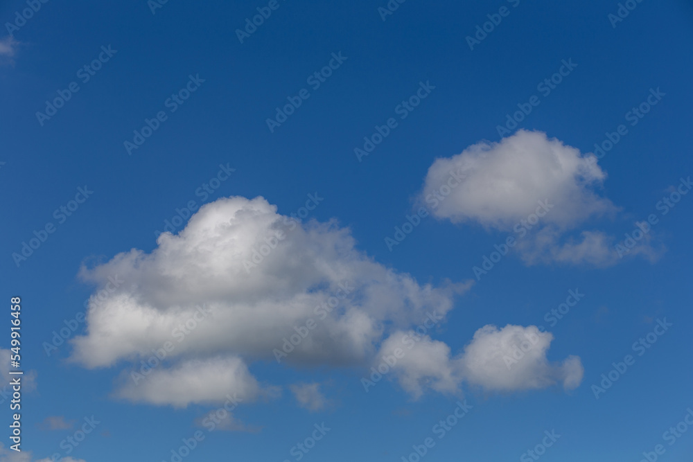 Blue sky with white clouds, Cloudy sky background nature outdoors Blue sky with white clouds, Cloudy sky background nature outdoors
