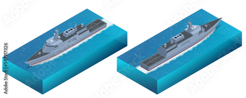 Isometric Anti-Submarine warfare Corvette. A corvette is a small warship. It is traditionally the smallest class of vessel considered to be a proper warship. Military ship