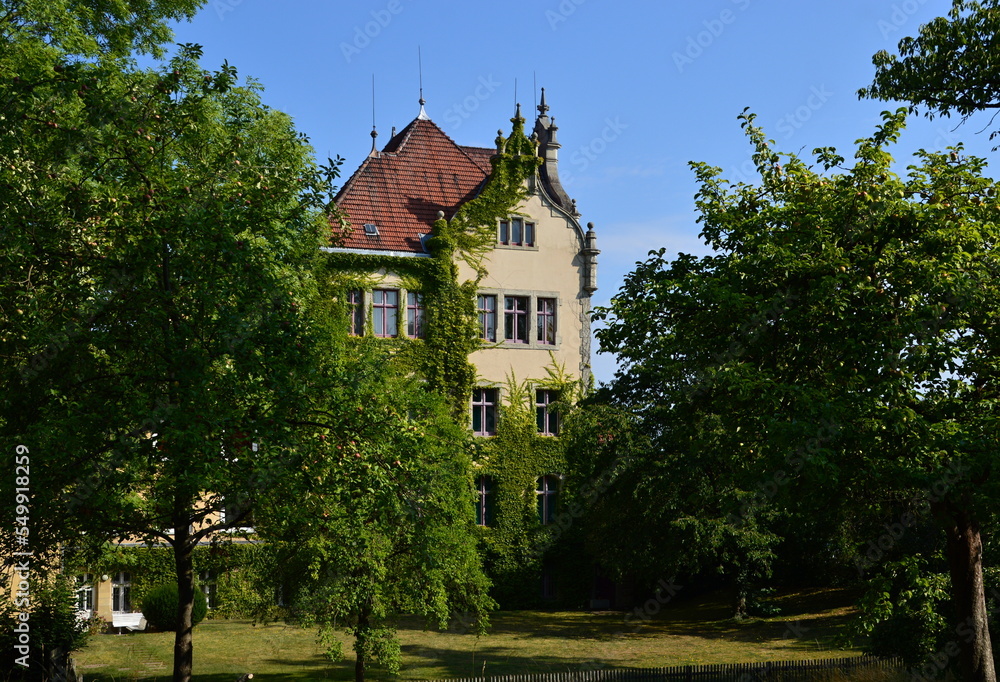 Fototapeta premium Historical Court House in the Town Neustadt am Rübenberge, Lower Saxony