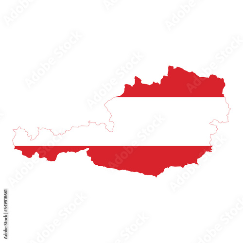 map of austria
