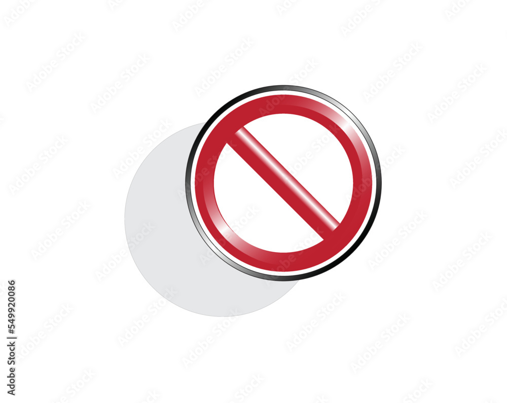 vector design of a prohibition sign or symbol in the form of a red circle which means you can't or can't or can't use it or which means stay away don't touch it vector design of a prohibition sign or symbol in the form of a red circle which means you can't or can't or can't use it or which means stay away don't touch it