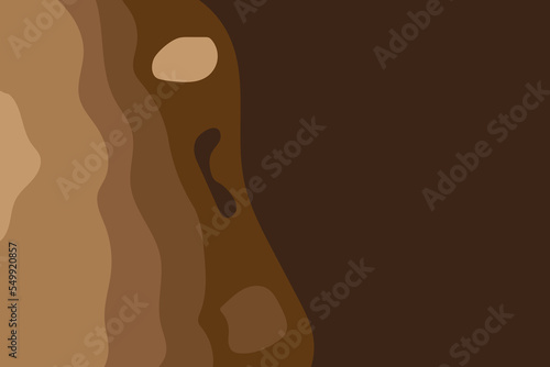 brown cutout background