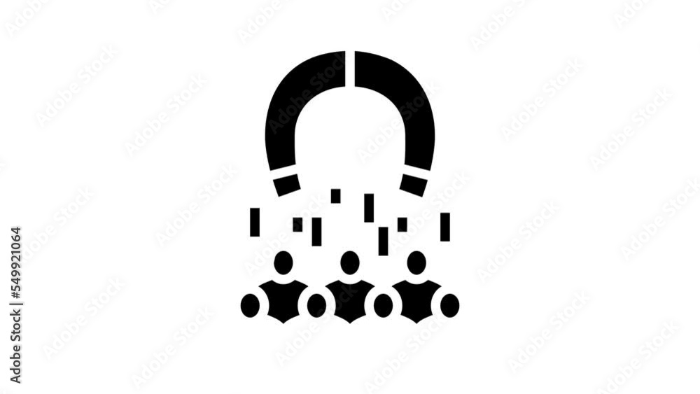 customer engagement glyph icon animation customer engagement glyph icon animation