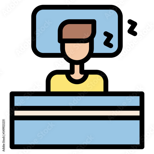 sleep routine diet healthy icon