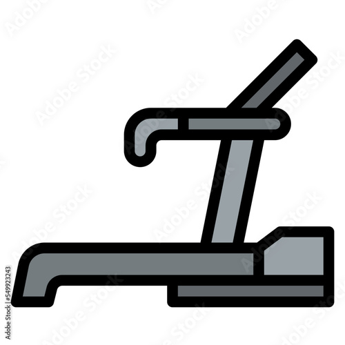 treadmill workout excercise fitness icon