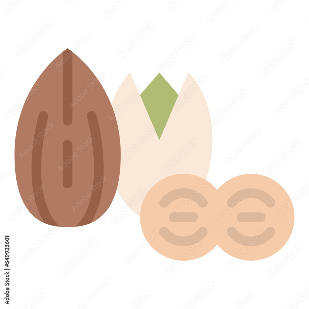 nuts food healthy diet icon nuts food healthy diet icon
