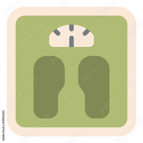 scale weighing diet fitness icon