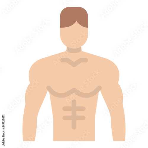 skinny man healthy fit strong icon