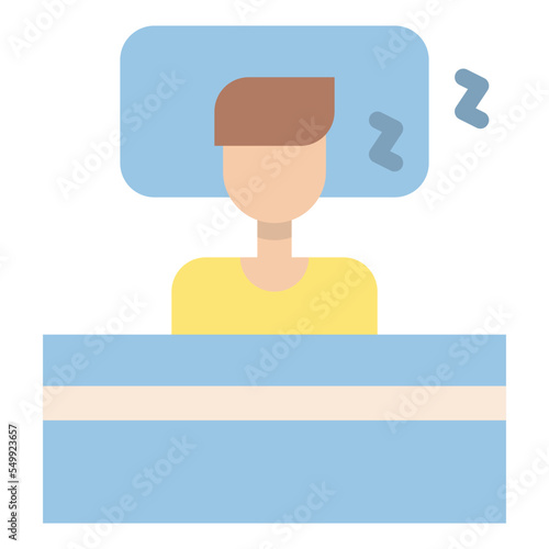 sleep routine diet healthy icon