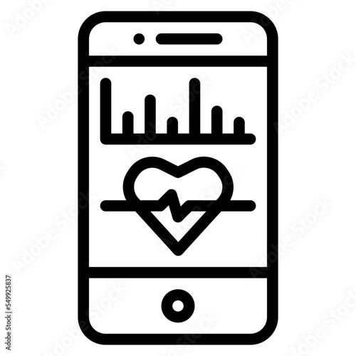 phone fitness application excercise icon