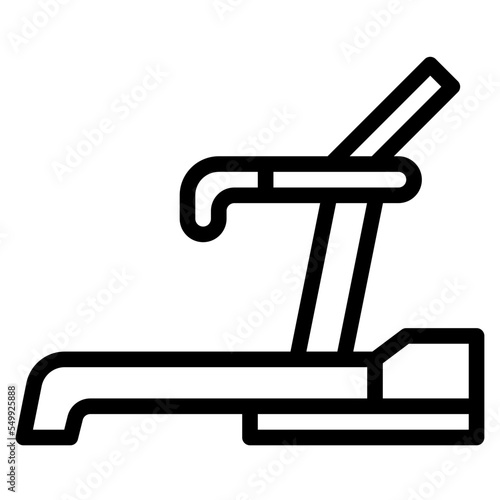 treadmill workout excercise fitness icon