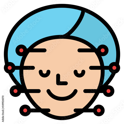 acupuncture spa face treatment icon