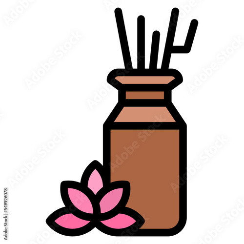 aromatherapy sticks aroma spa icon