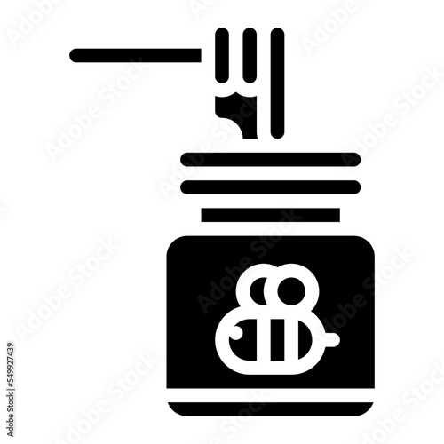 honey treatment spa skincare icon