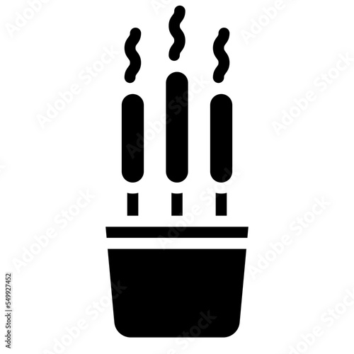 incense spa aromatherapy relax icon