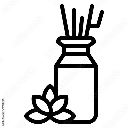 aromatherapy sticks aroma spa icon