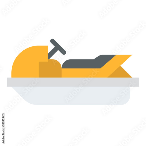 jet ski sport activity competition icon