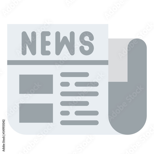 read news news morning routine activity icon