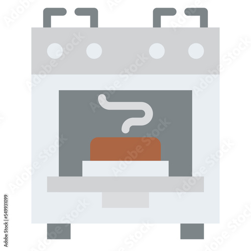 bake oven cake activity icon