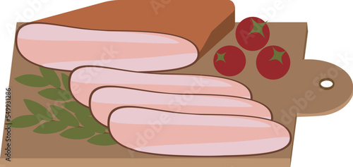 ベーコンのイラスト