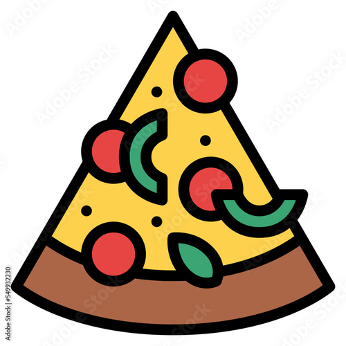 pizza fast food food delivery icon