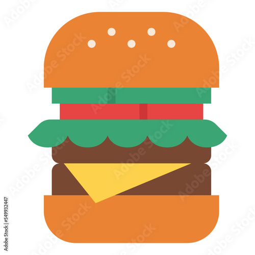 burger hamburger food delivery fast food icon