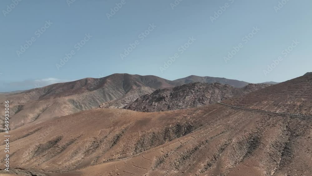 Fuerteventura Mountains seen from the sky Fuerteventura Mountains seen from the sky