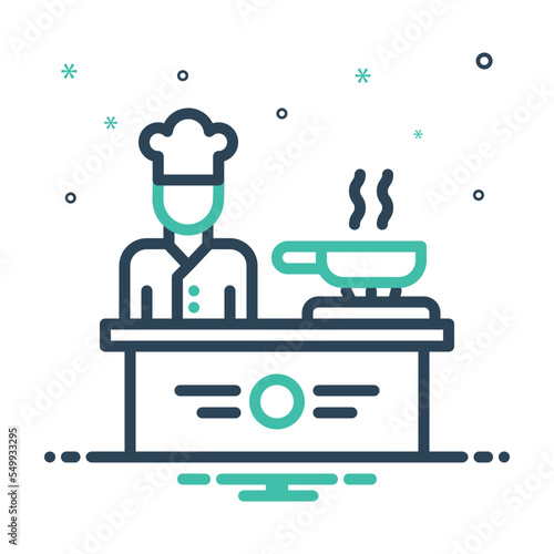 Mix icon for cooking