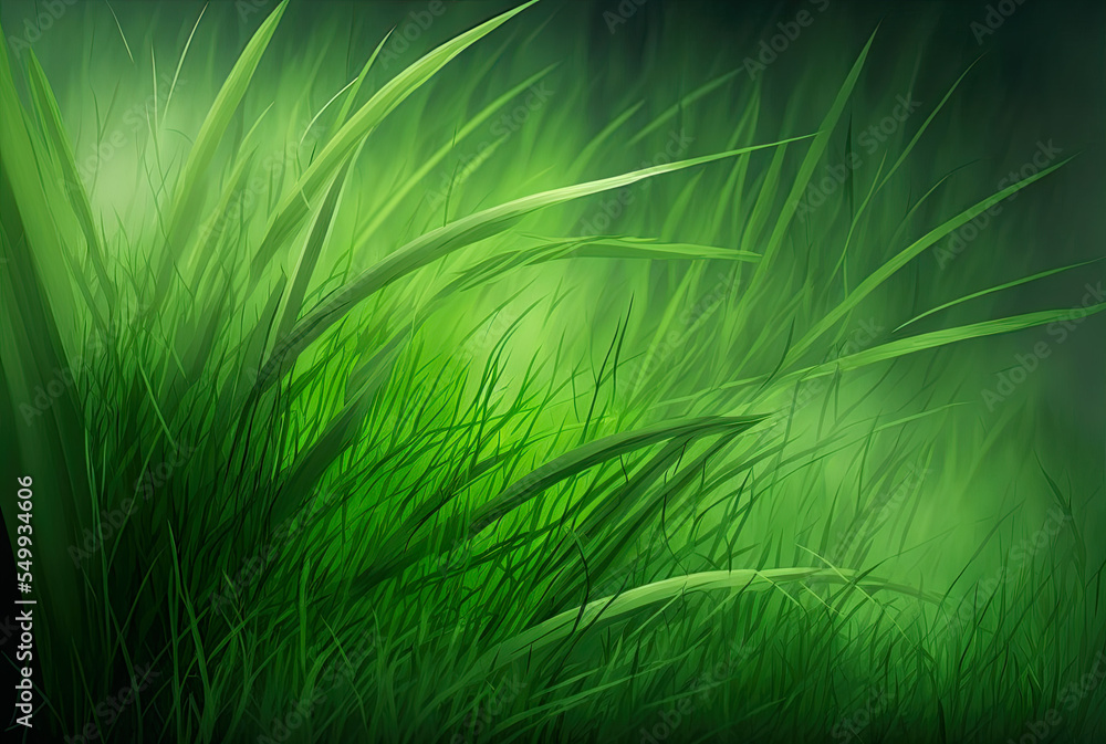 Close-up of green grass, green grass, close up, illustration, digital Close-up of green grass, green grass, close up, illustration, digital