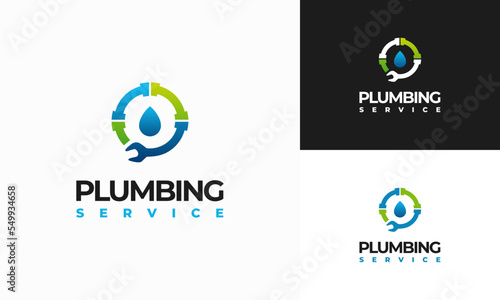 Plumbing Service logo designs concept vector, Handyman Logo template icon