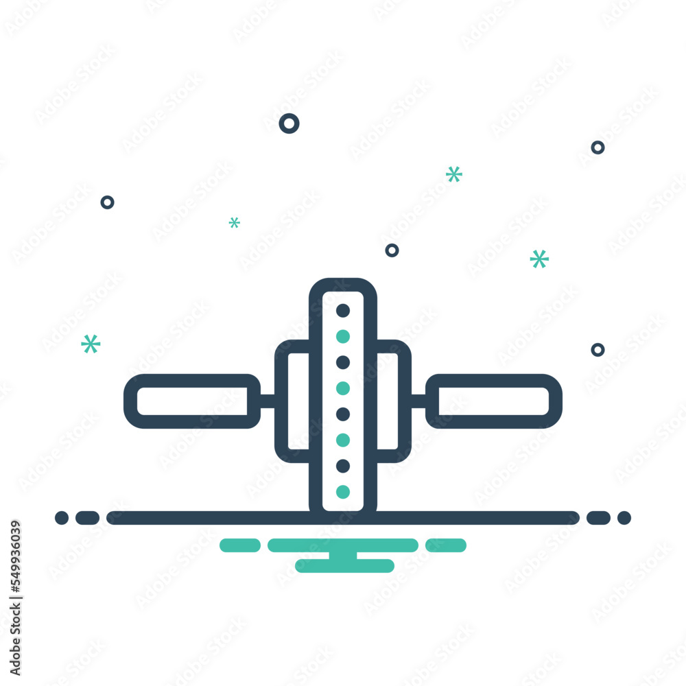 Obraz premium Mix icon for fitted shaped