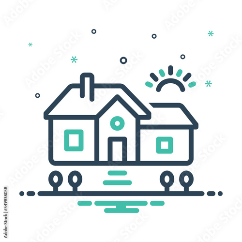 Mix icon for housing