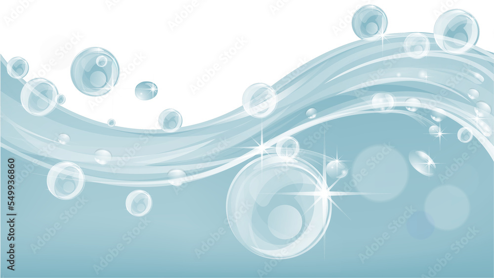 Water Splash Soap Border Frame Bubble Background