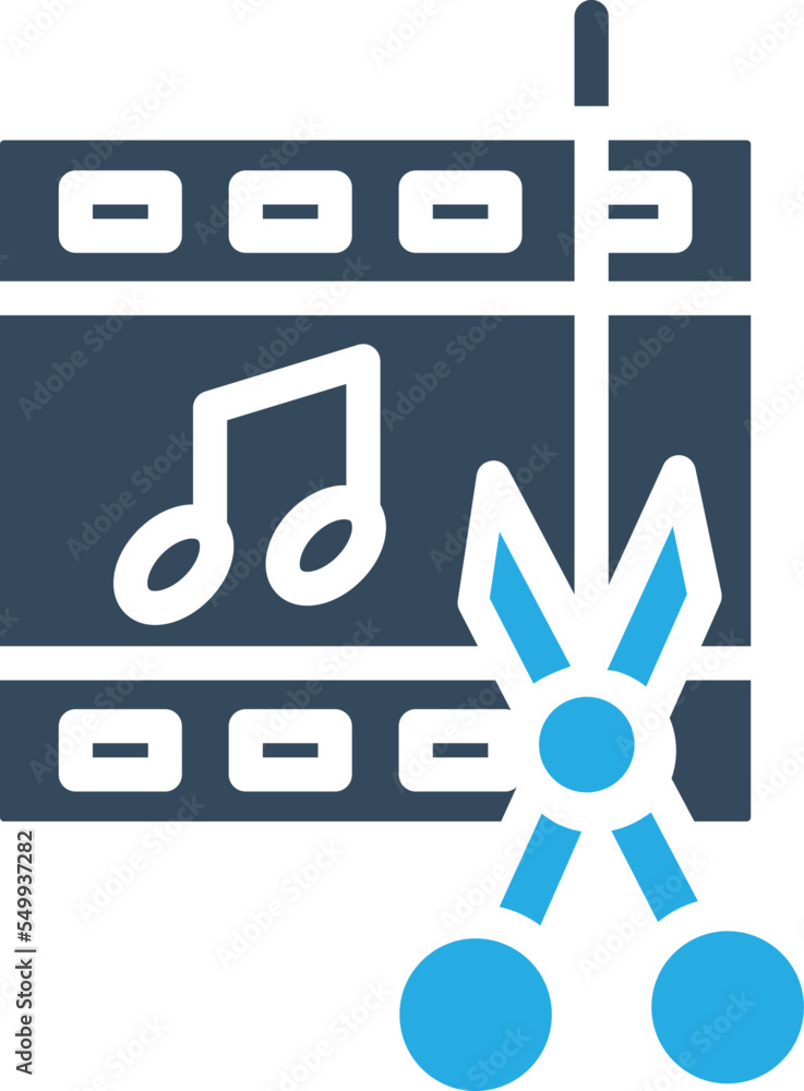 clip editing Vector Icon
clip editing Vector Icon