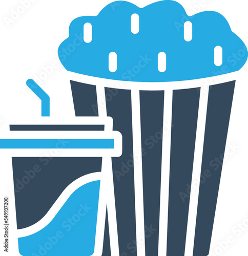 Popcorn Vector Icon
