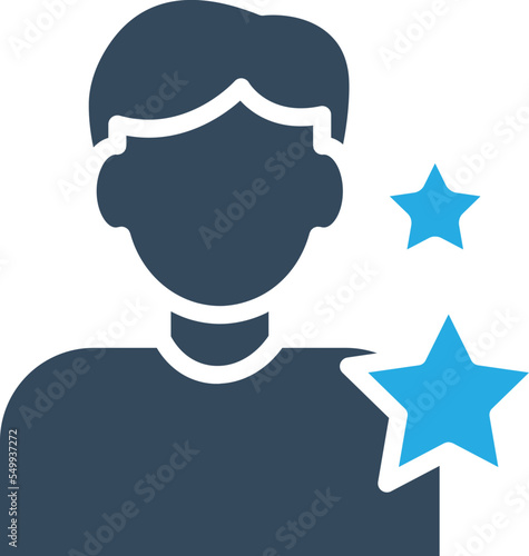 Celebrity Vector Icon
