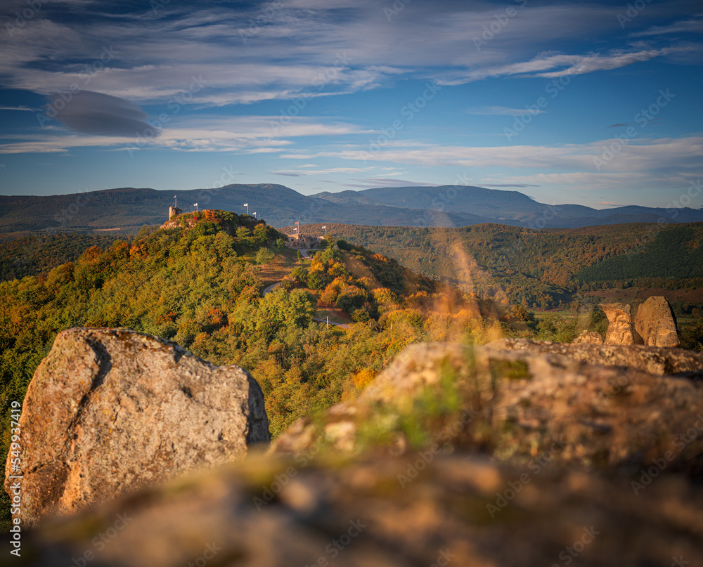 Famous medieval sirok castle in Hungary
