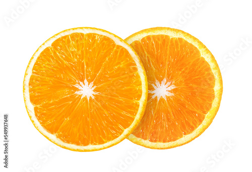 orange slice isolated on transparent png