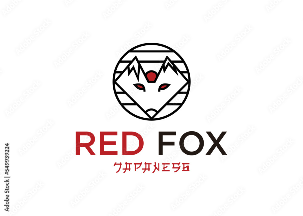 wolf fox mountain camping ground logo design wolf fox mountain camping ground logo design