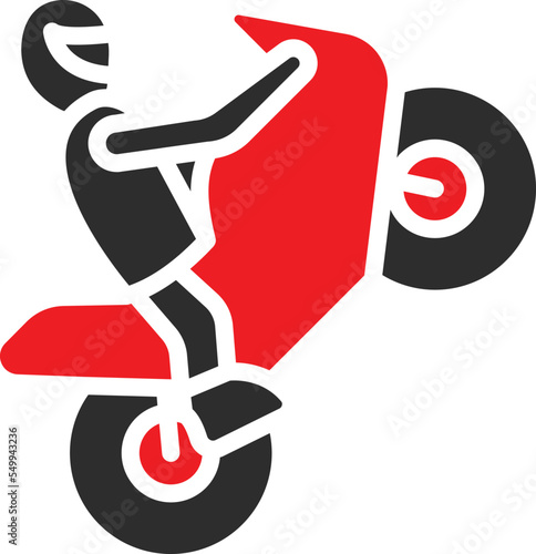 Biker Vector Icon
