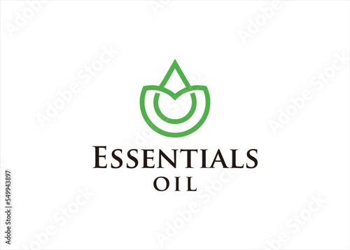 cbd oil extract hemp pure essential logo design water