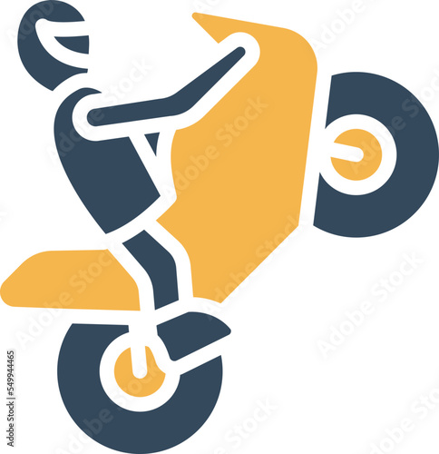 Biker Vector Icon
