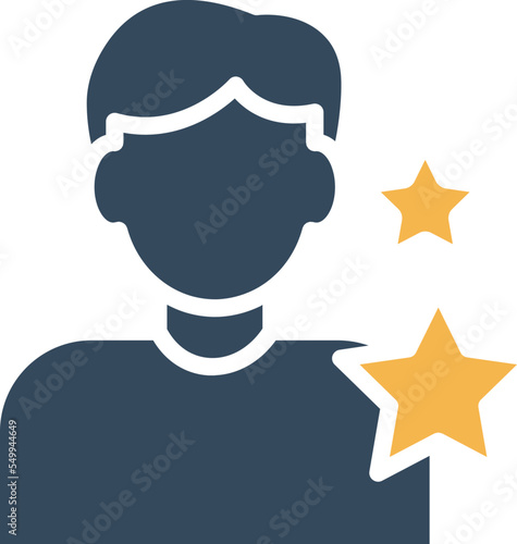 Celebrity Vector Icon
